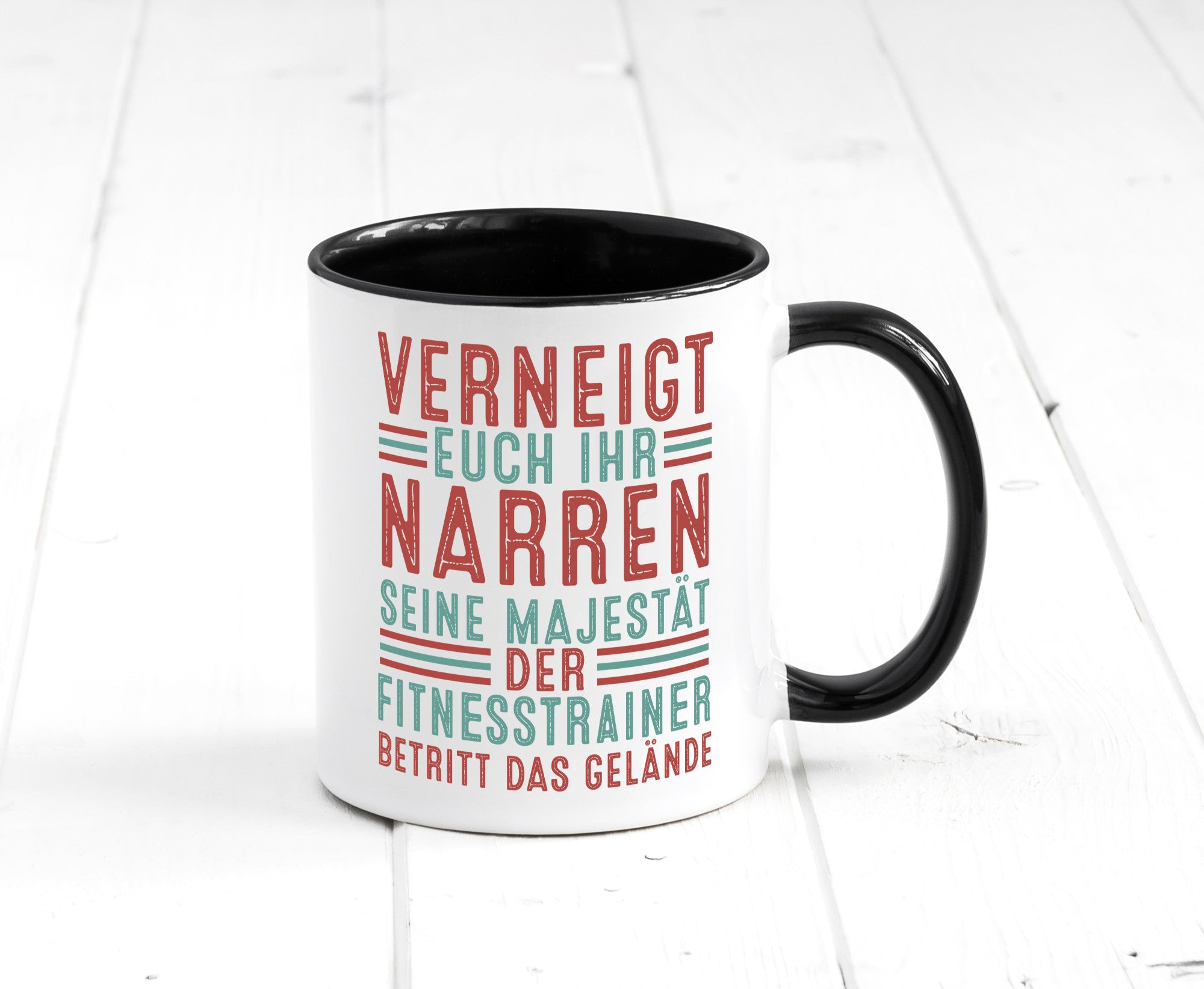 Verneigt euch: Fitnesstrainer | Personal Trainer v2 lustig Humor Geschenkidee