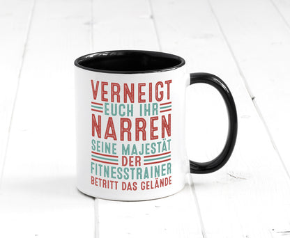 Verneigt euch: Fitnesstrainer | Personal Trainer v2 lustig Humor Geschenkidee