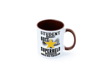 Bedeutung von Student | Universität Uni Studium Geschenkidee Humor Tasse