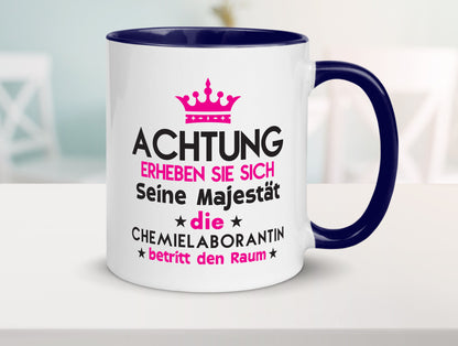 Seine Majestät Chemielaborantin | Laborantin Chemie Humor Geschenkidee Tasse