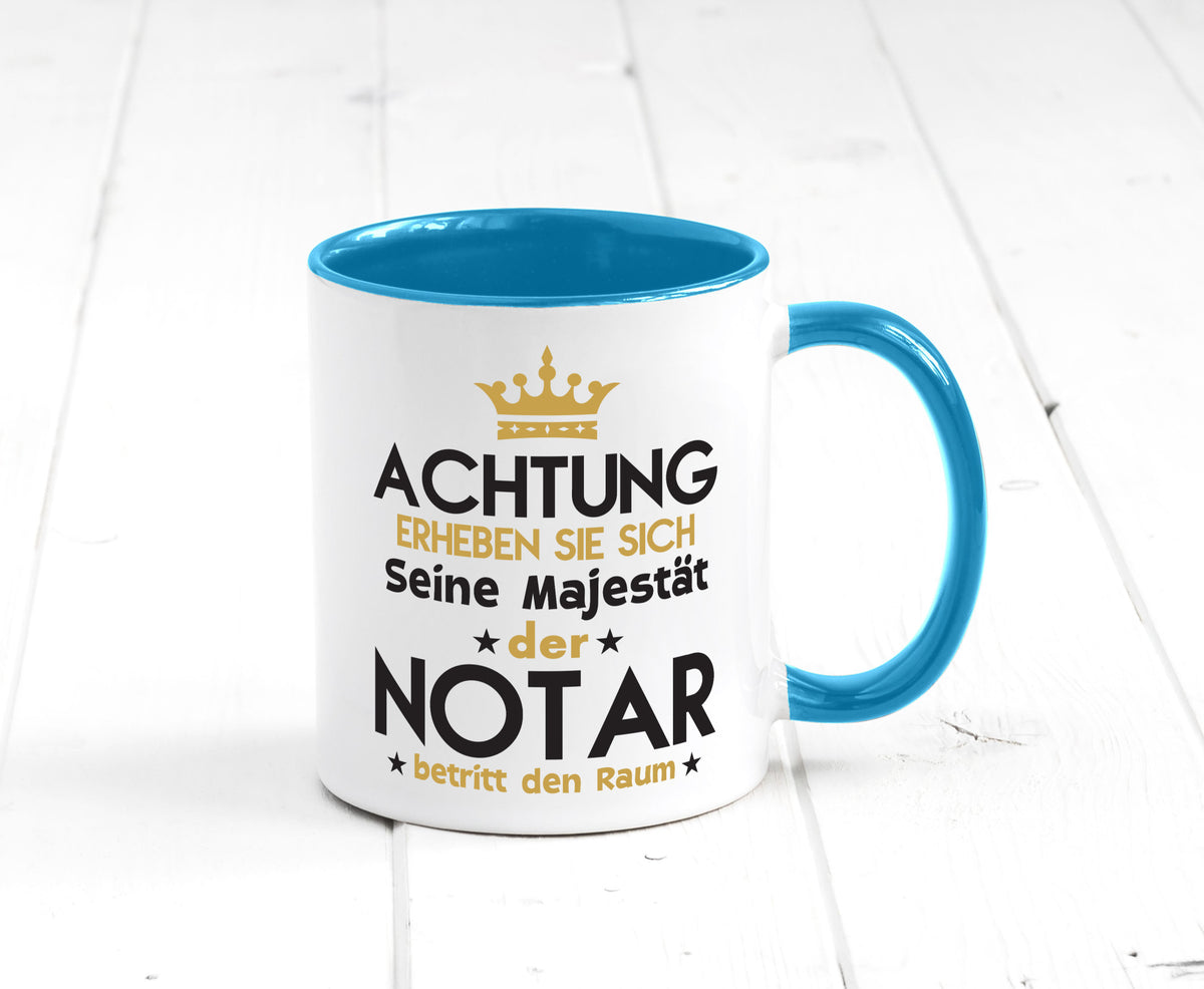 Seine Majestät Notar | Jurist Humor Geschenkidee Tasse