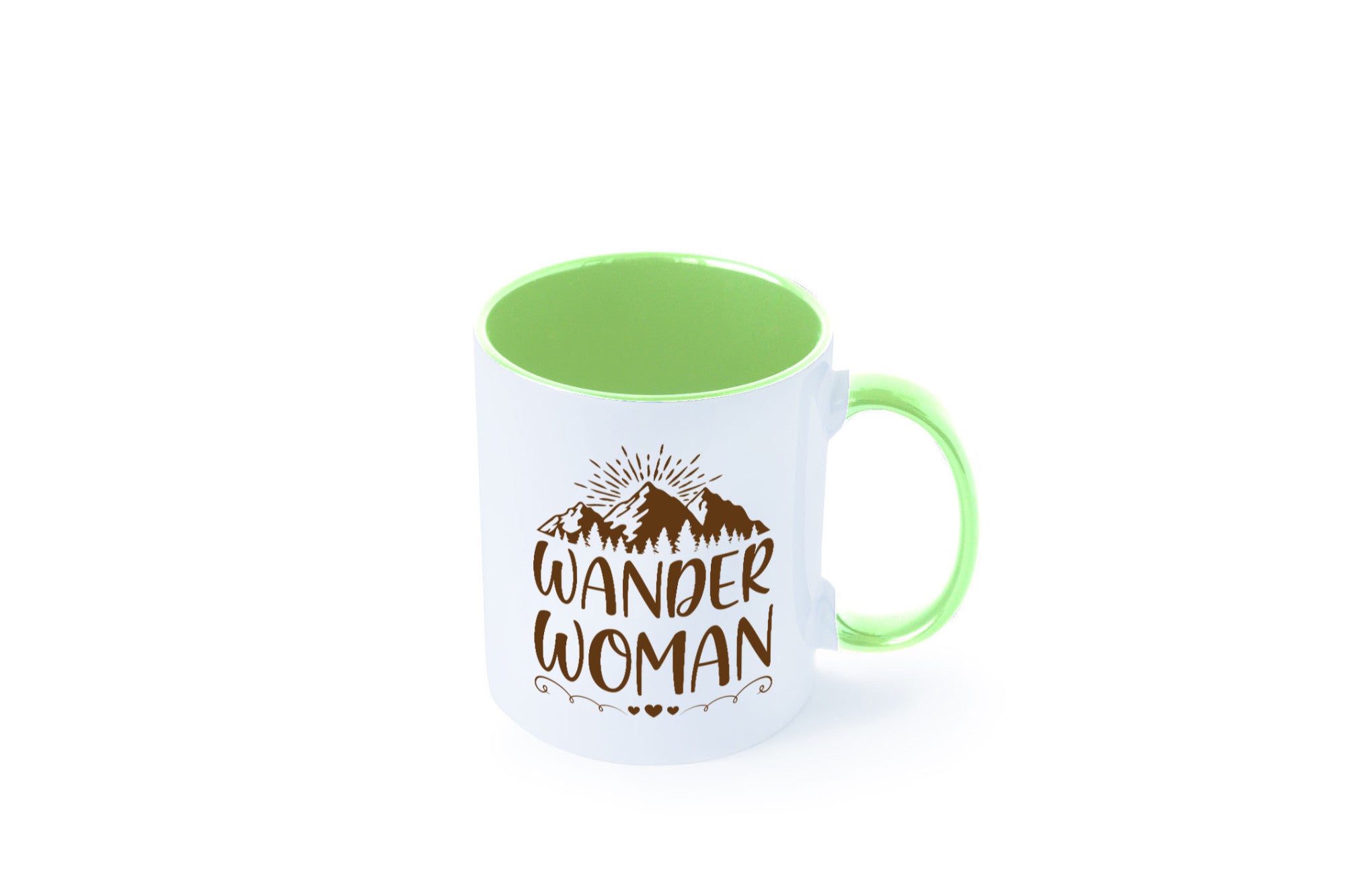 Wander Woman | Berge Herzen Geschenk Familie Geschenkidee lustiger Spruch Tasse