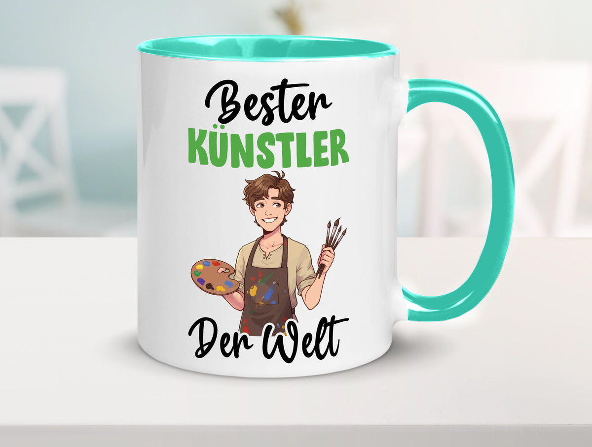 Bester Künstler | Kunst Geschenkidee Humor Tasse