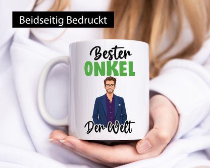Bester Onkel | Neffe Bruder Familie Humor Geschenkidee Tasse