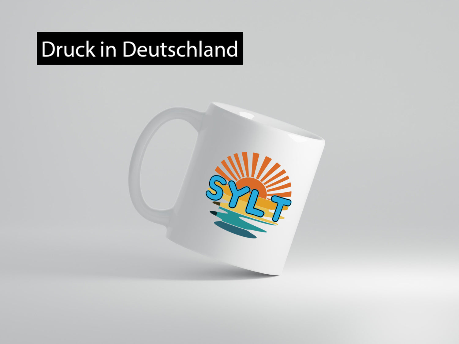 Sylt Tasse | Sonnenuntergang Sylter Möwen Motiv Geschenkidee Humor