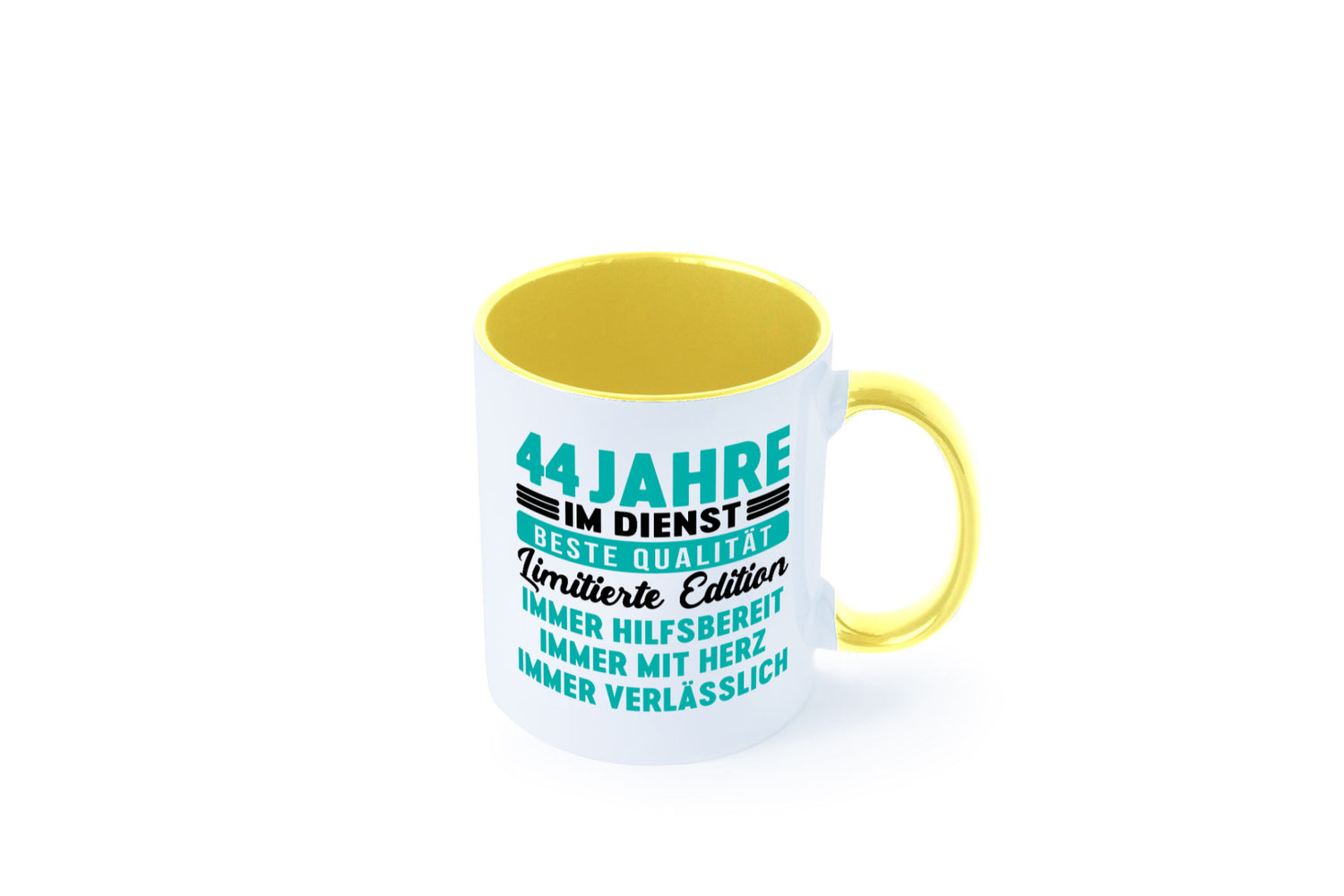 44 Jahre im Dienst | Jubiläum Arbeit v5 lustig Kollegen Büro Geschenk Tasse