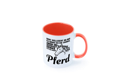 Pferde Spruch | Reiterin Tasse Pferdesport Reiten Humor Geschenkidee