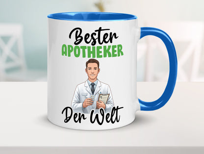 Bester Apotheker | Apotheke Pharmazie v2 Humor Geschenkidee Tasse