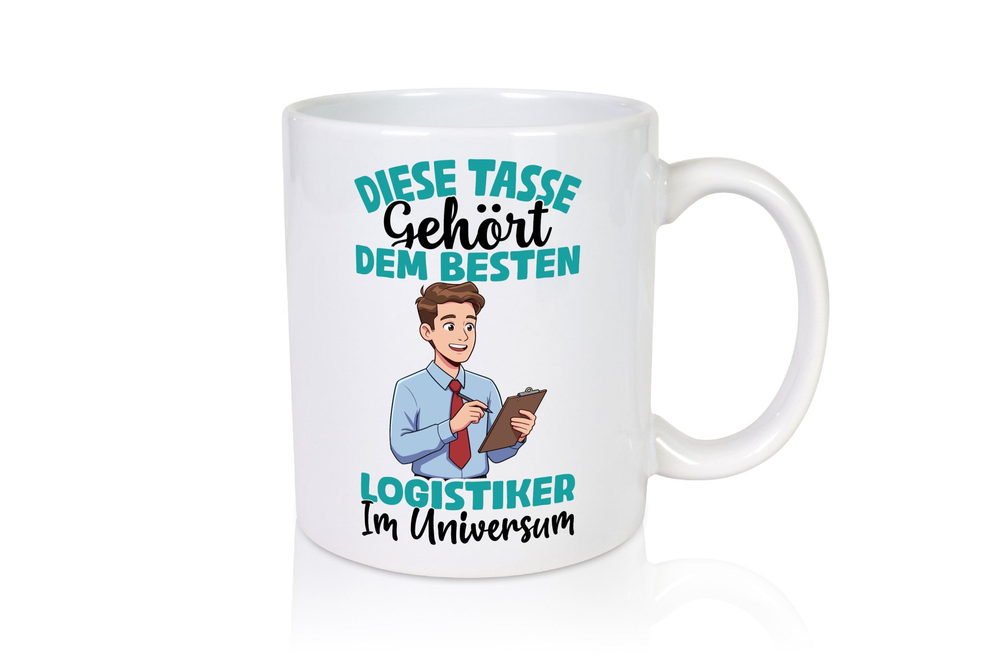 Im Universum: Logistiker | Beruf Logistik lustig Arbeit Kollegen Büro Geschenk