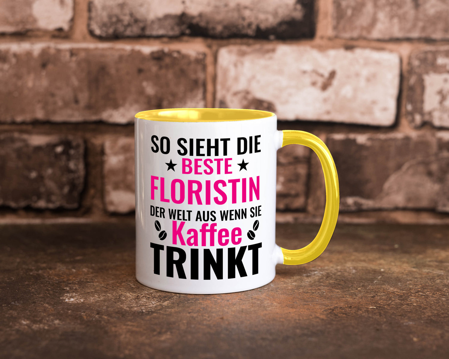 Kaffee trinkt: Floristin | Blumen Verkäuferin lustiger Spruch Geschenk Humor