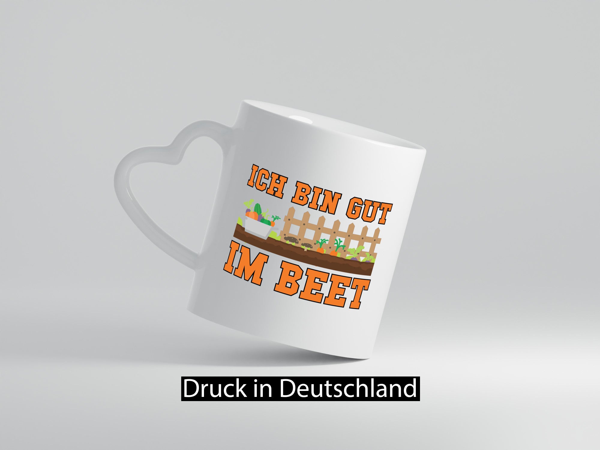 Gut im Beet | Gärtnern Pflanzen Zaun Gemüse Geschenk Humor Geschenkidee