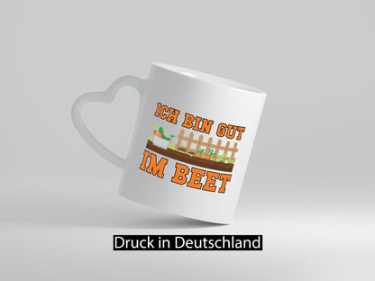 Gut im Beet | Gärtnern Pflanzen Zaun Gemüse Geschenk Humor Geschenkidee