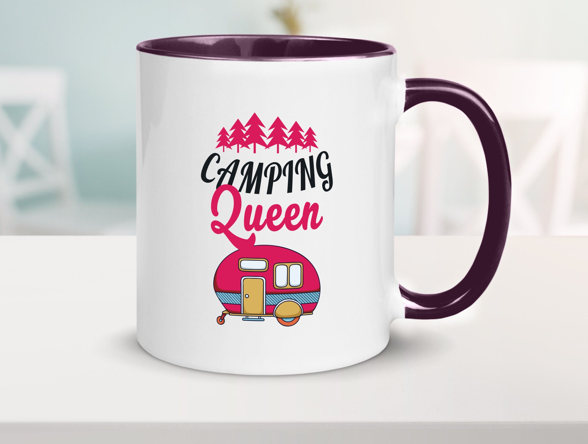 Camping Queen | Natur Lagerfeuer Geschenk Humor Geschenkidee lustiger Spruch