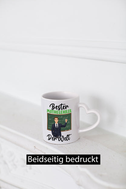 Bester Mathelehrer | Lehrer Mathe v2 lustiger Spruch Geschenk Humor