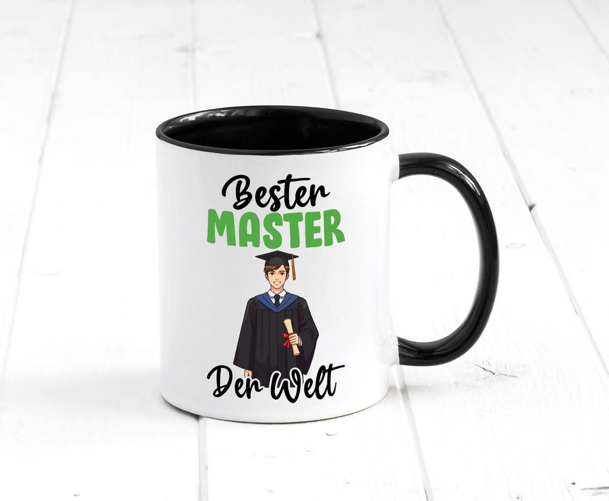 Bester Master | Universität Student v2 lustig Humor Geschenkidee Geschenk Tasse