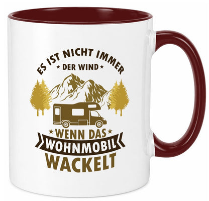Es ist nicht immer der Wind | Wohnmobil wackelt Geschenk Humor Geschenkidee Tasse