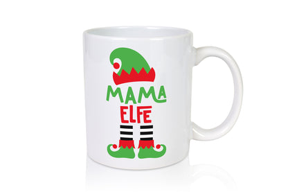 Weihnachtself | Weihnachten Mama Mütze Stiefel Humor Familie Geschenkidee Tasse