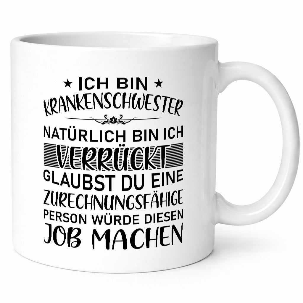 Verrückte Krankenschwester macht Job | Sternchen Geschenk Arbeit Kollegen Büro