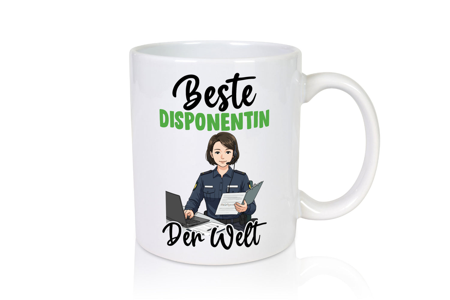 Beste Disponentin | Zuteilerin v2 lustig Humor Geschenkidee Geschenk Tasse