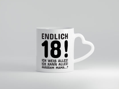 Finally 18 | Birthday mug legal adult funny gift idea gift