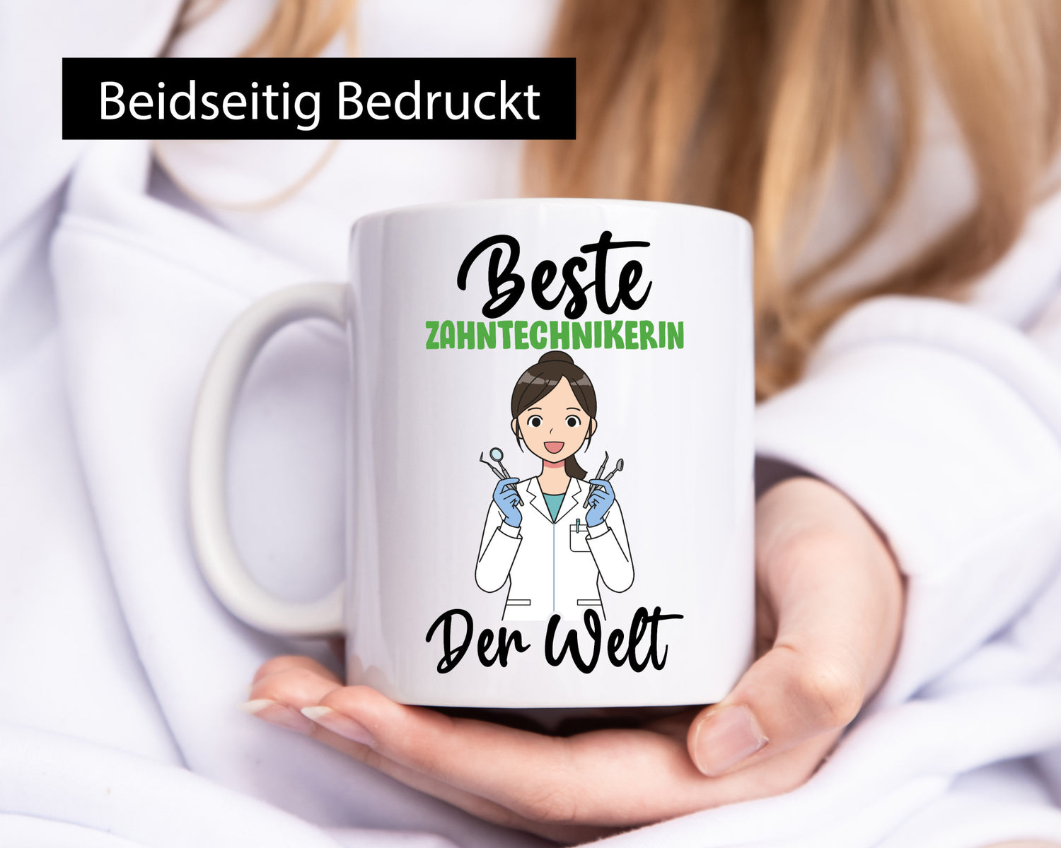 Beste Zahntechnikerin | Zahnmedizin v2 Geschenkidee Humor Tasse