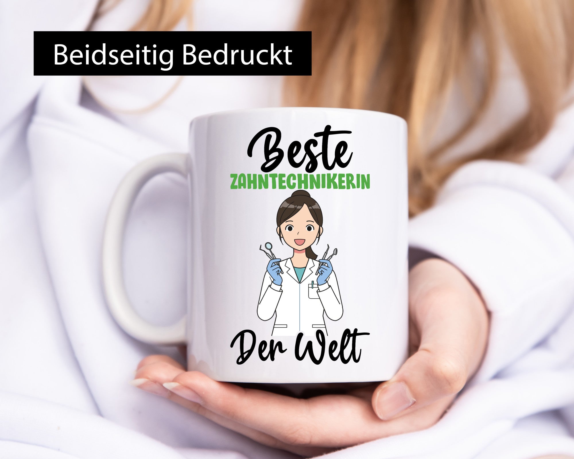 Beste Zahntechnikerin | Zahnmedizin v2 Geschenkidee Humor Tasse