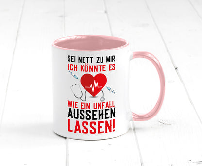 Sei nett zu mir | Krankenschwester Arzt Klinik Spritze v2 lustig Humor