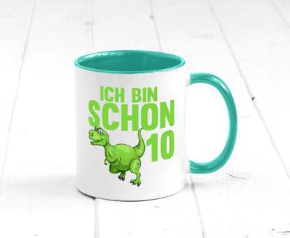 10. Geburtstag | 10 Jahre Dino Dinosaurier Geschenk Geschenkidee lustiger
