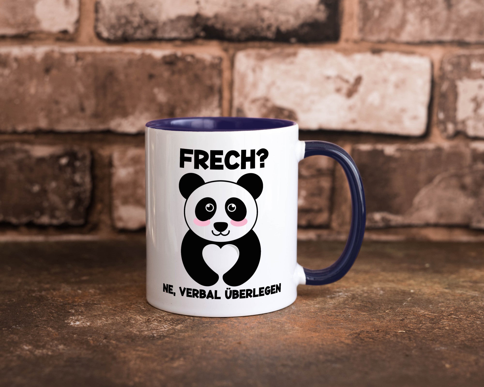 Frech | Verbal überlegen süßer Pandabär kecker Spruch lustiger Geschenk Humor