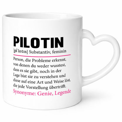 Pilotin | lustiger Spruch Beruf Definition Piloten Geschenk Arbeit Kollegen