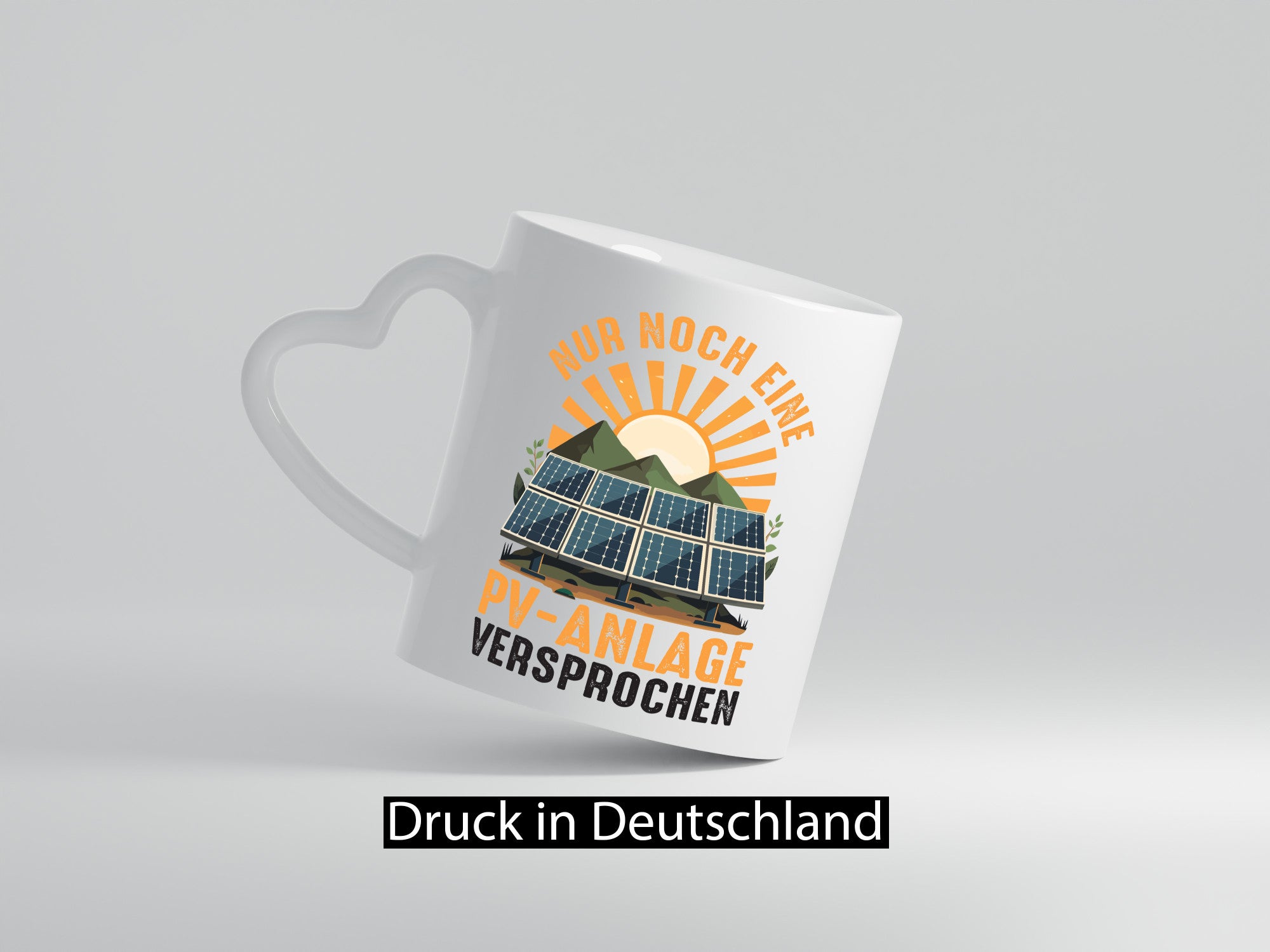 PV Anlage | Nur noch eine Phzotovoltaikanlagen v2 Humor Geschenkidee Tasse