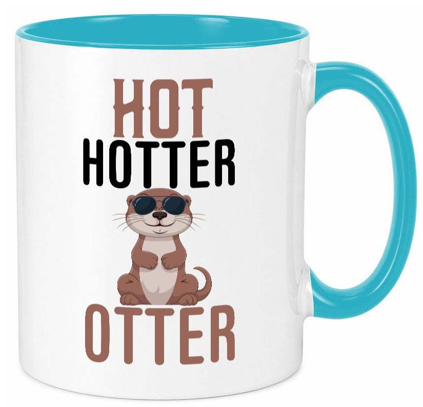 Lustiger Otter | Hot Wortwitz Sonnenbrille Tiercomic v2 Geschenkidee Tasse