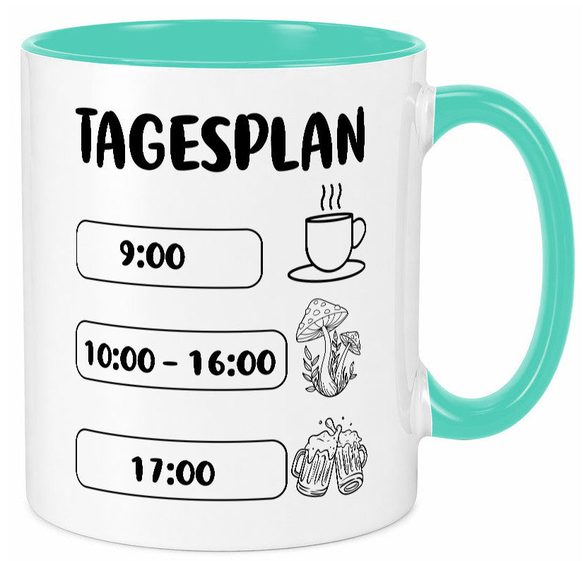 Tagesplan Pilzsammler | Pilze Wald v2 Geschenk Humor Geschenkidee lustiger