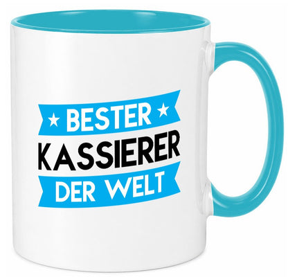 Bester Kassierer lustiger Spruch Geschenk Humor Geschenkidee Tasse