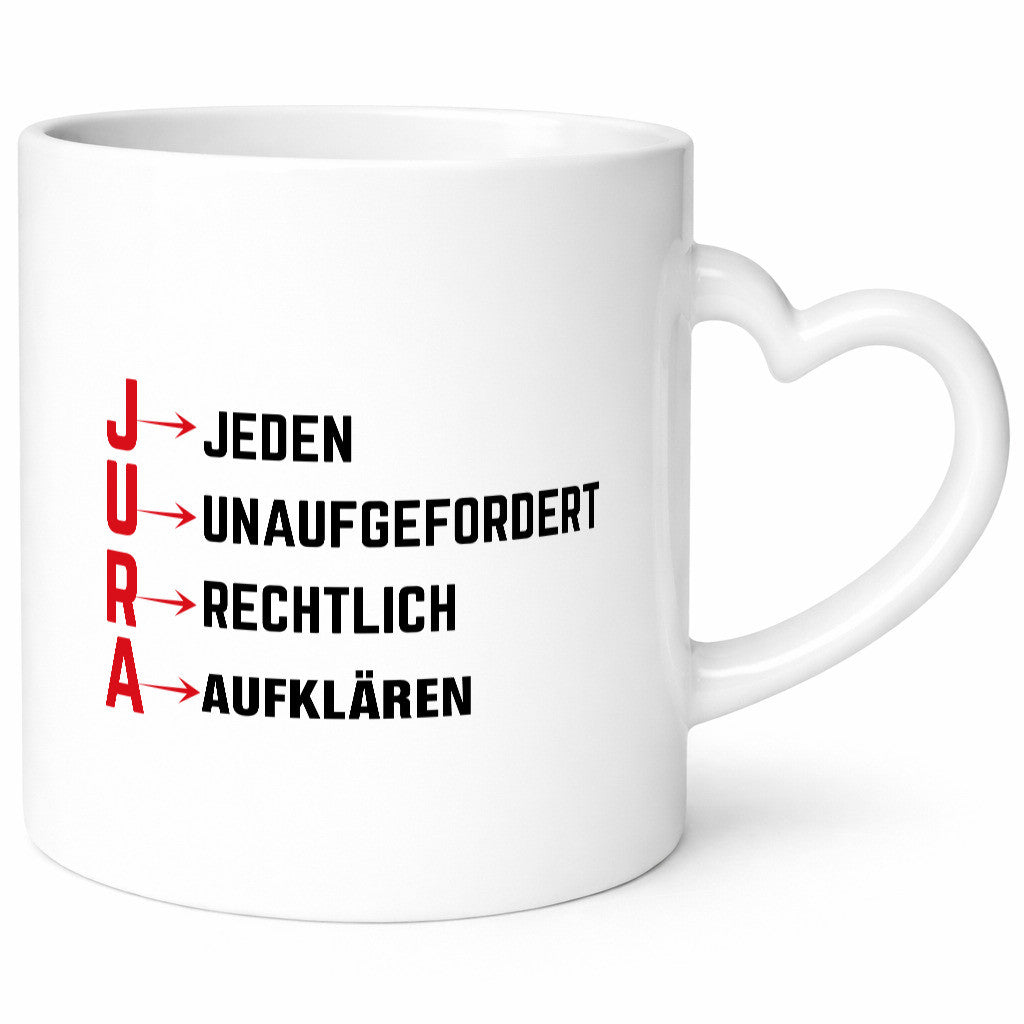 Jura | Anwalt Jurist lustiger Spruch Geschenk Humor Geschenkidee Tasse