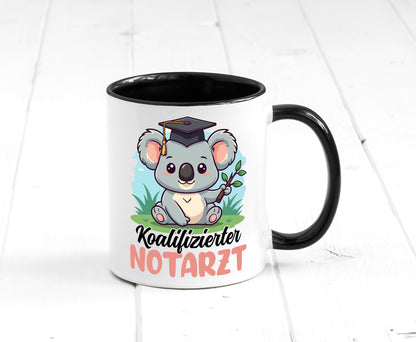 Koalifizierter Notarzt | Arzt Geschenk Humor Geschenkidee lustiger Spruch Tasse