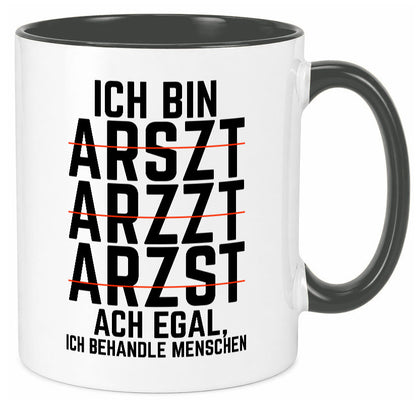 Ich bin Arzt | Rechtschreibung Klinik lustiger Spruch lustig Humor Geschenkidee