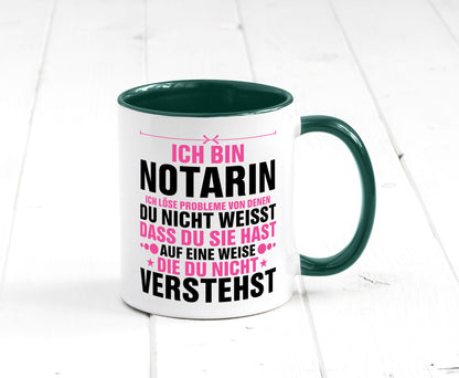 Löse Probleme: Notarin | Juristin v2 lustiger Spruch Geschenk Humor