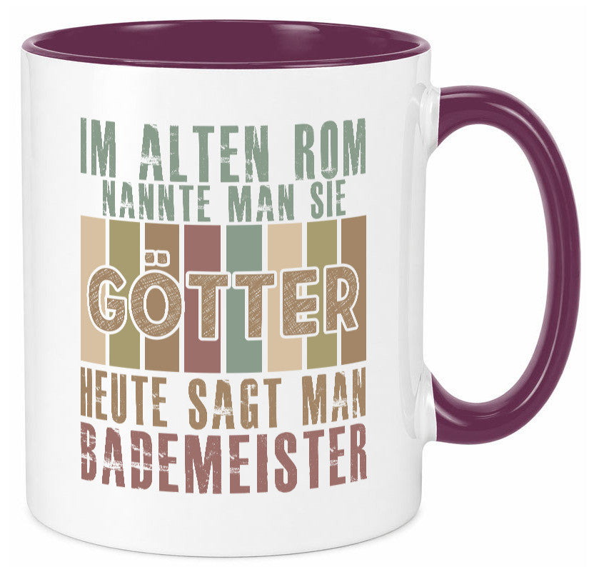Heute sagt man: Bademeister | Rettungsschwimmer lustiger Spruch Geschenk Humor
