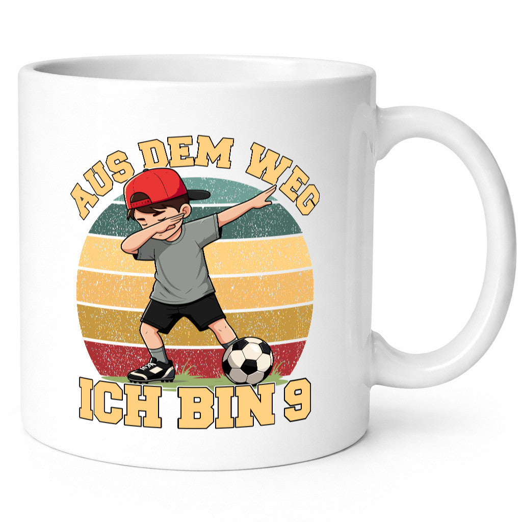 9. Geburtstag | 9 Jahre Fußball Junge Fußballer Geschenk Geschenkidee lustiger