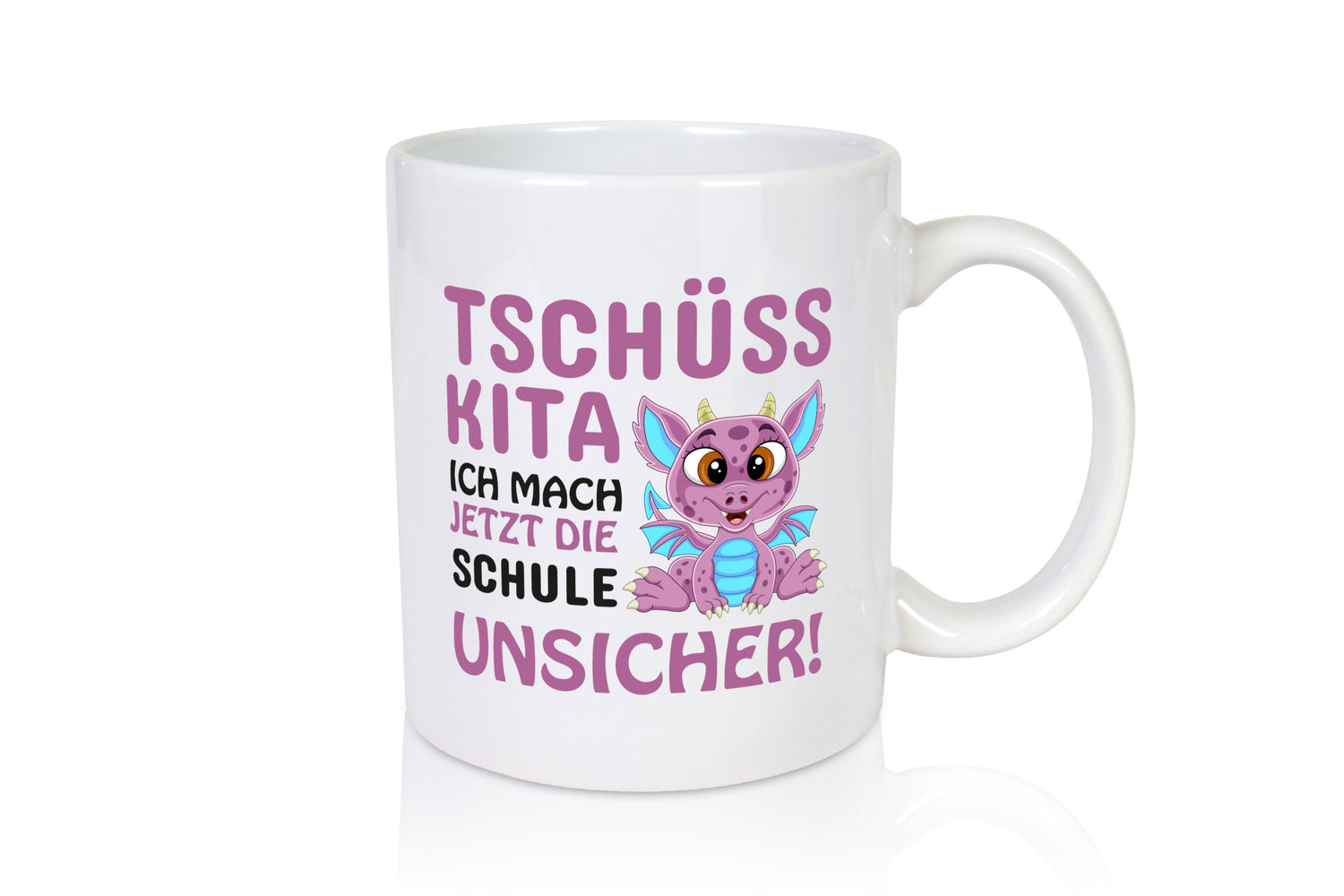 Tschüss Kita | Einschulung süßer Drachen Schulstart lustiger Spruch Geschenk