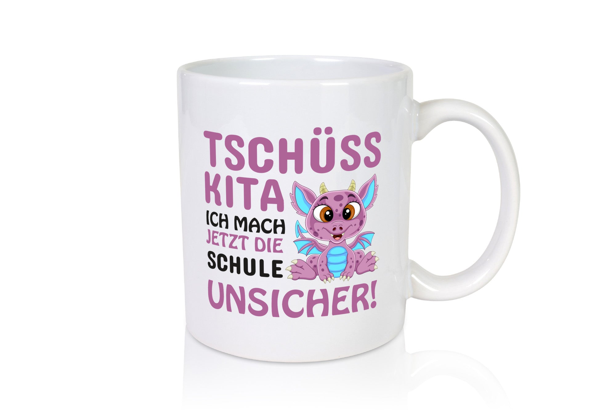 Tschüss Kita | Einschulung süßer Drachen Schulstart lustiger Spruch Geschenk