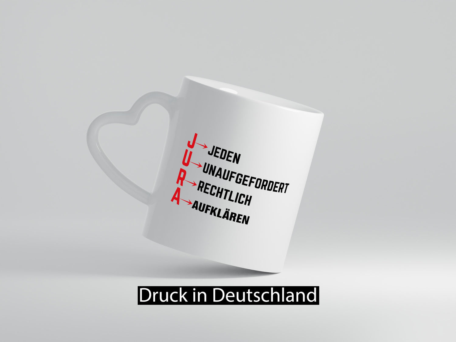 Jura | Anwalt Jurist lustiger Spruch Geschenk Humor Geschenkidee Tasse