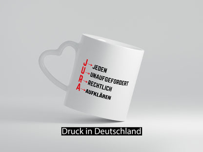Jura | Anwalt Jurist lustiger Spruch Geschenk Humor Geschenkidee Tasse