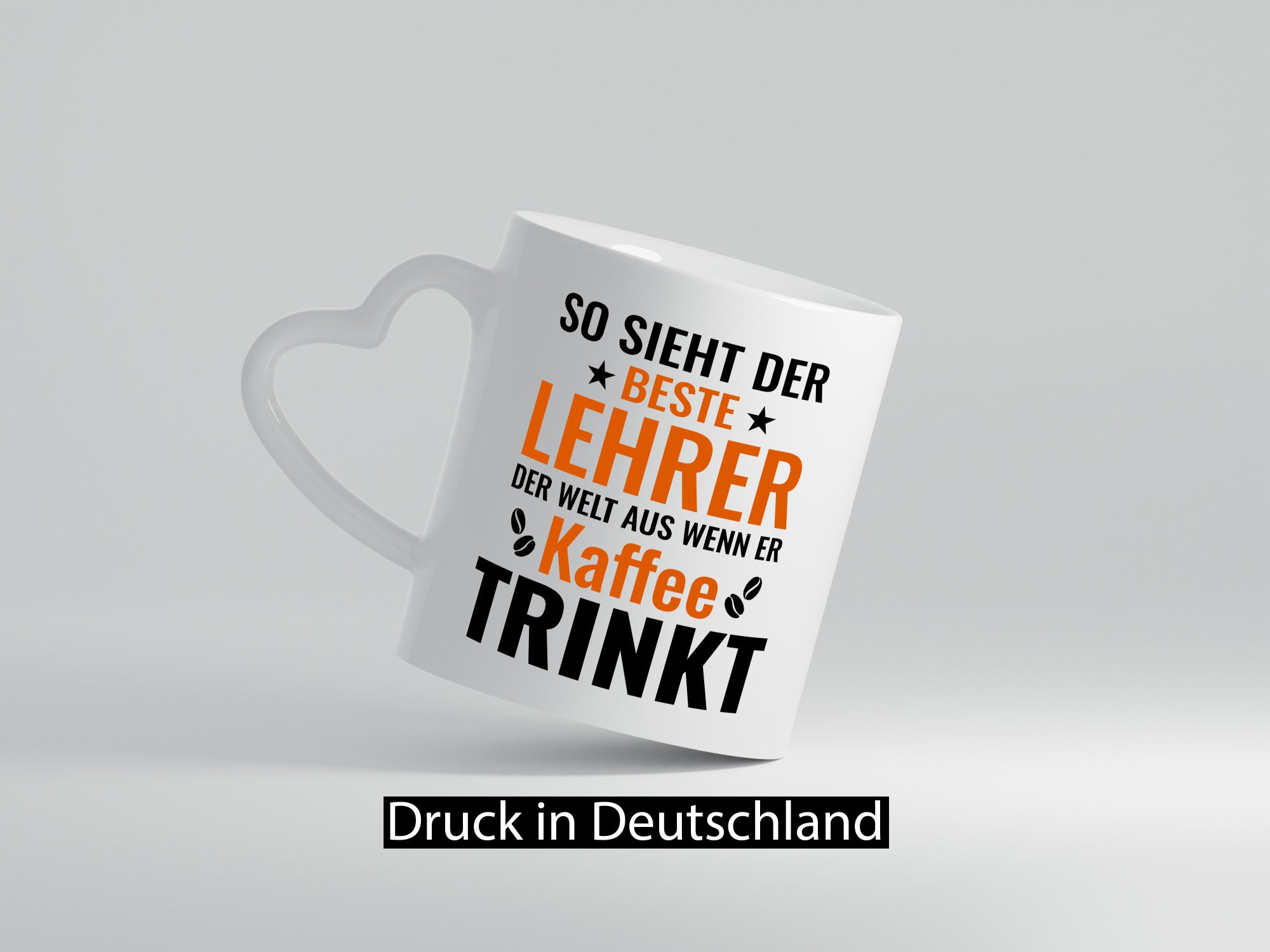 Kaffee trinkt: Lehrer | Schule Beruf Schüler Geschenk Arbeit Kollegen Büro