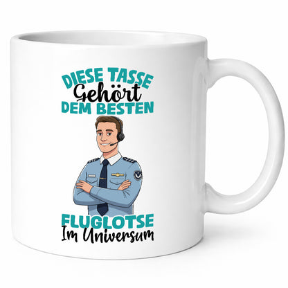 Im Universum: Fluglotse | Flugverkehr Flughafen lustig Humor Geschenkidee