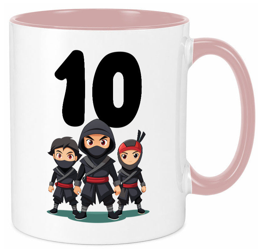 10. Geburtstag | 10 Jahre Ninja Humor Geschenkidee Tasse