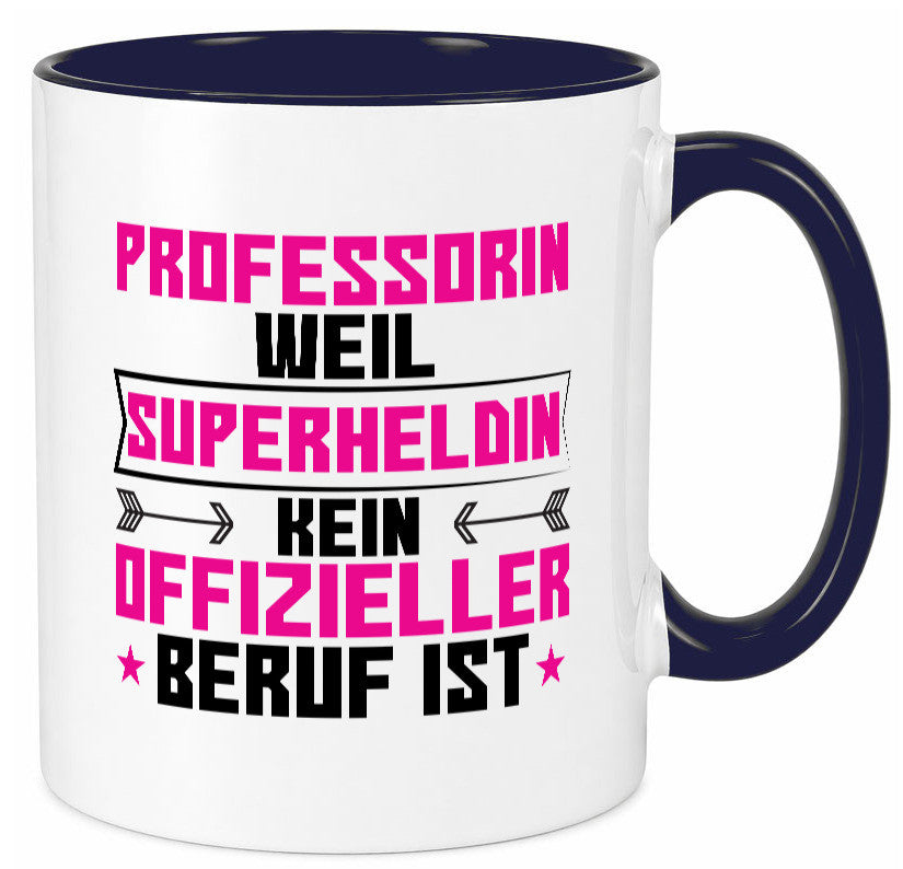 Superheldin Professorin | Uni Universität Geschenk Humor Geschenkidee lustiger