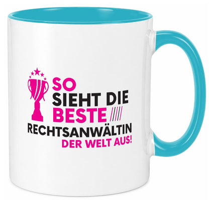 Die Weltbeste Rechtsanwältin | Jurstin Anwältin Humor Geschenkidee Tasse