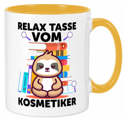 Relax Tasse: Kosmetiker | Kosmetik Stylist lustiger Spruch Geschenk Humor